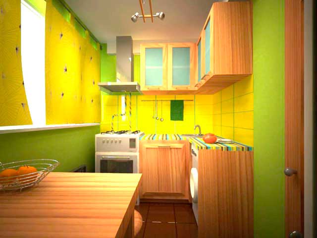 фото обустройства интерьера маленько кухни