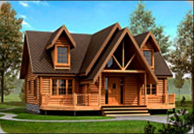 дом деревянный для загородного проживания