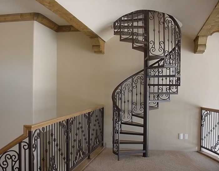 формы ступеней винтовой лестницы