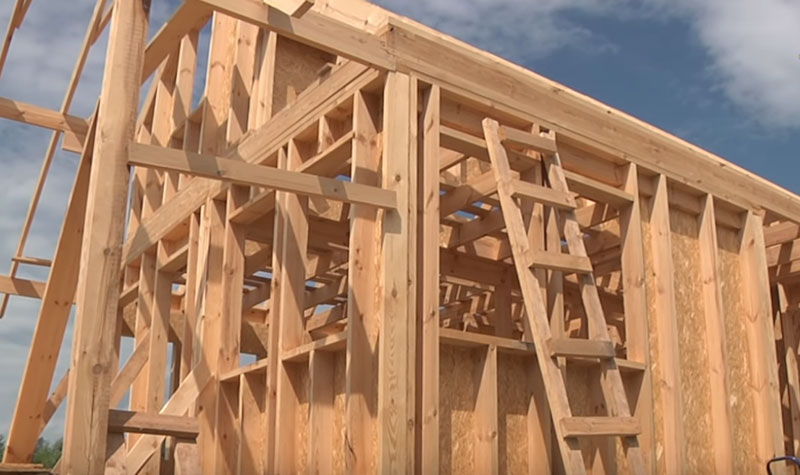 как построить дом из досок - норвежская технология строительства каркасных домов