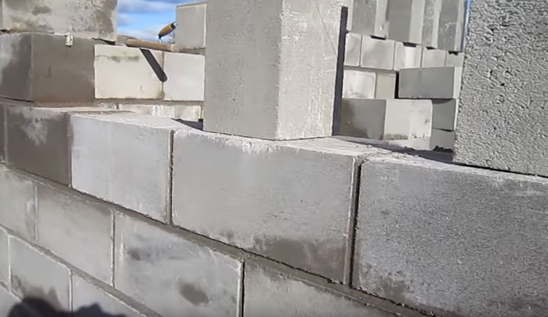 строительные стеновые блоки размеры