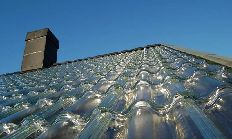 Волнистое стекло для крыш из стекла