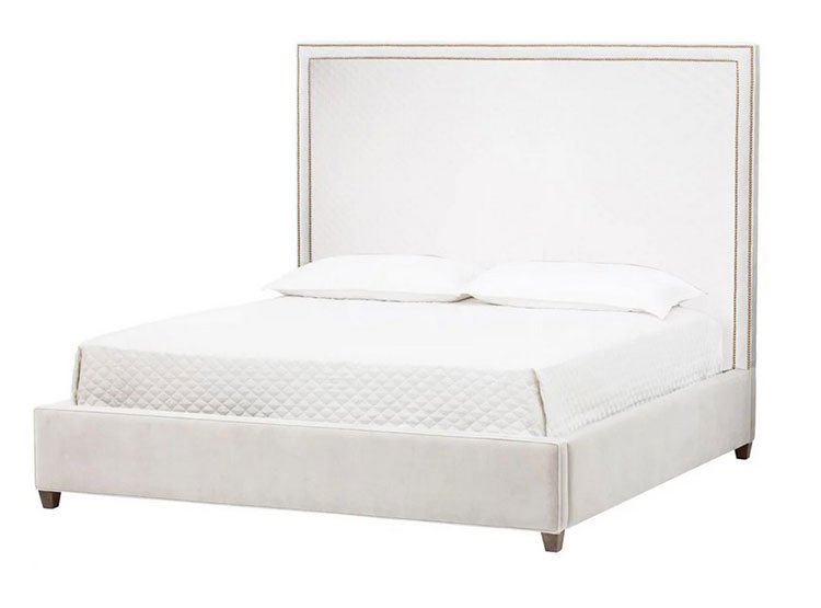 кровать белая двуспальная