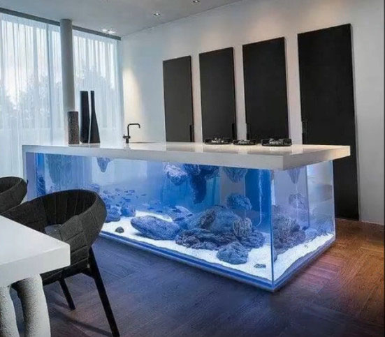 аквариум в интерьере фото