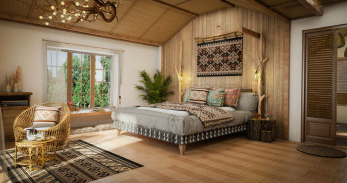 спальня в уютном стиле
