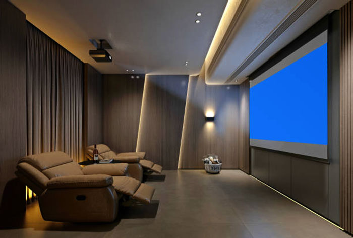 выбор экрана для проектора домашнего кинотеатра