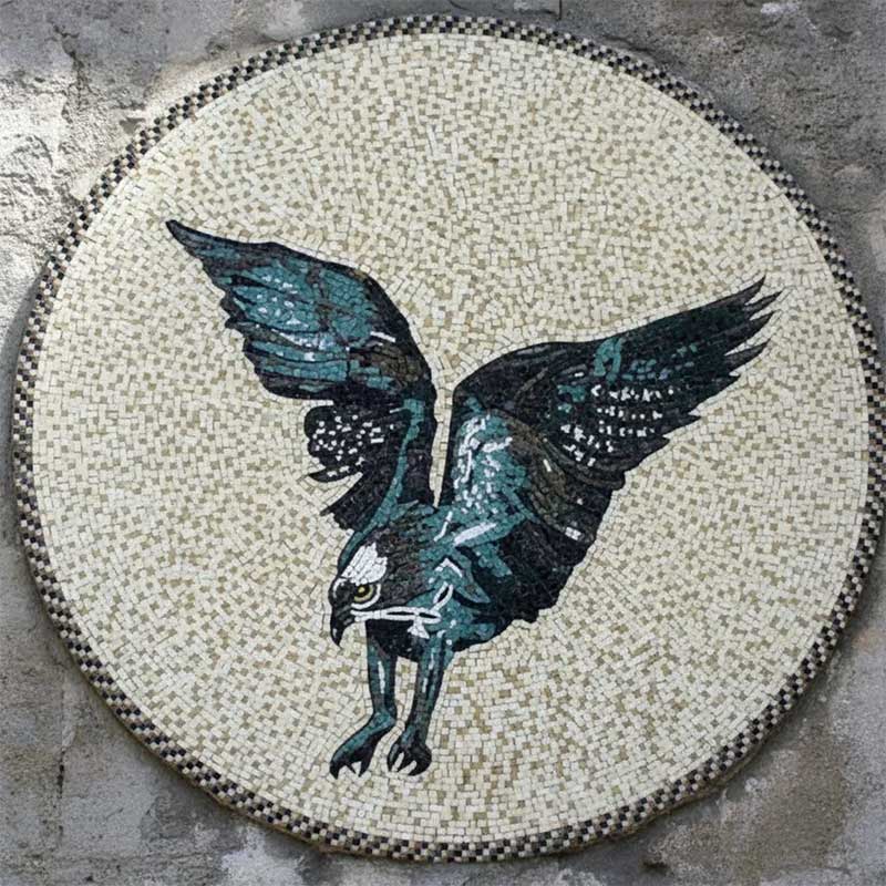 керамическая мозаика, мозаика из мрамора, мозаичная укладка, мозаичное панно