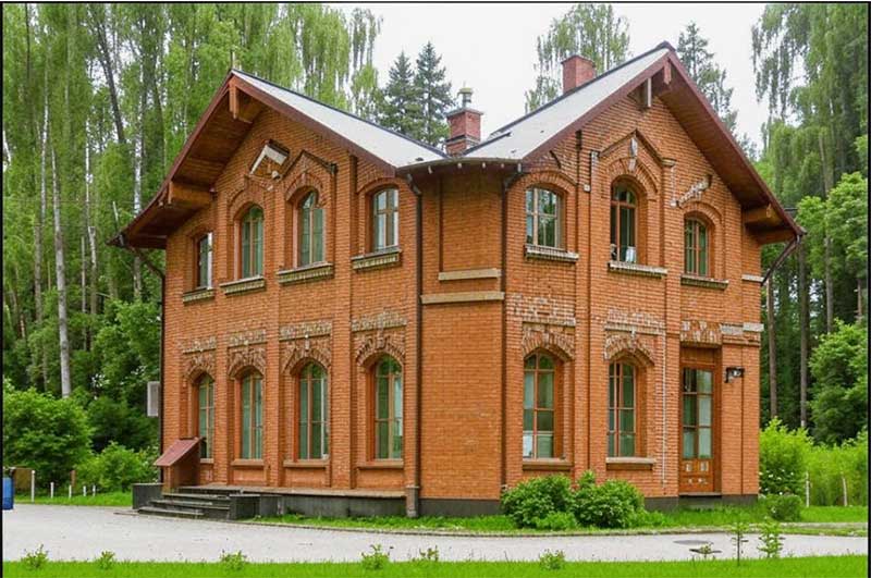 кирпичный дом