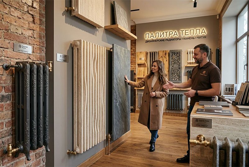 дизайнерские изделия из камня или чугуна