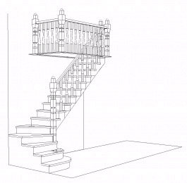монтаж лестницы деревянной лестницы