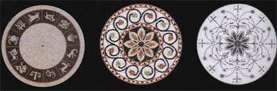 керамическая мозаика, мозаика из мрамора