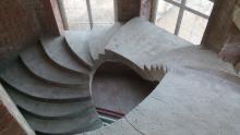 лестница из бетона круговая