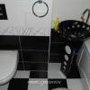 ванная комната в черно-белом цвете