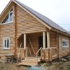 фото одноэтажный деревянный домик