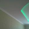 фото потолок с зеленой подсветкой