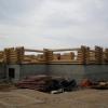 начало строительства деревянного дома