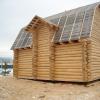 деревянный дом из бревна ручной рубки